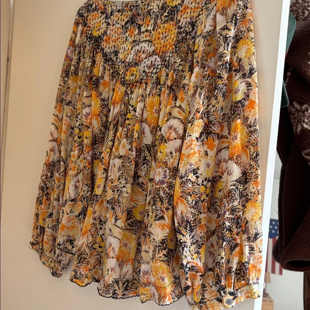 FREE PEOPLE BLOUSE FALL🍁✨🌲 - Picture 6 of 7